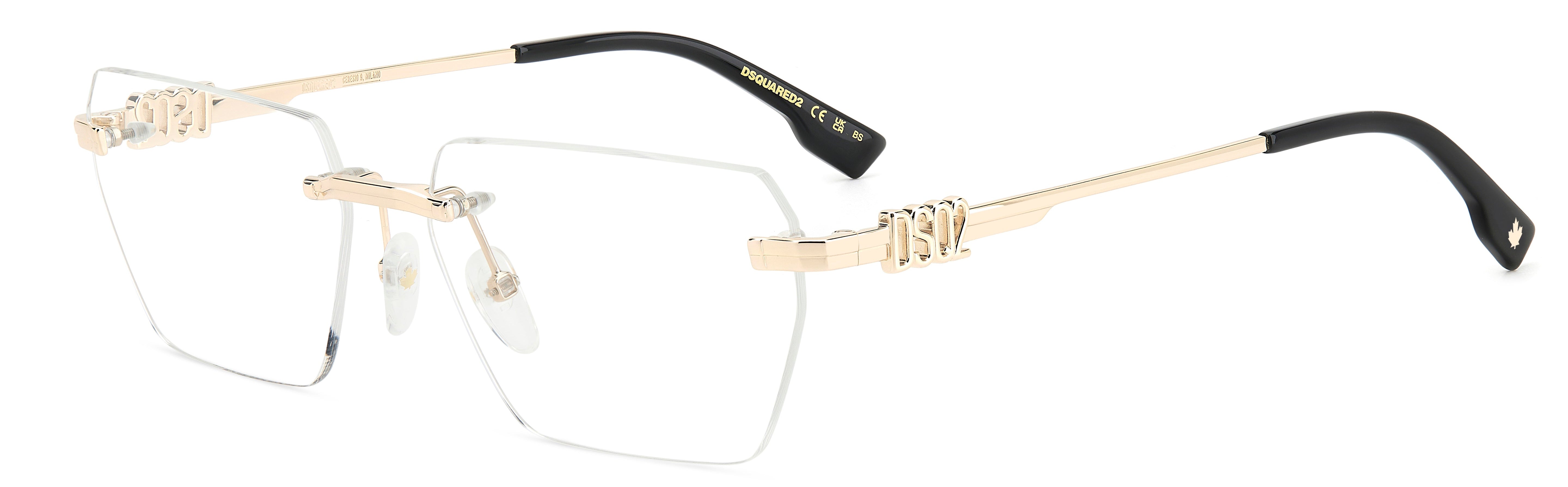 Ανδρικά Γυαλιά Οράσεως Dsquared D2 0102 3YG 58