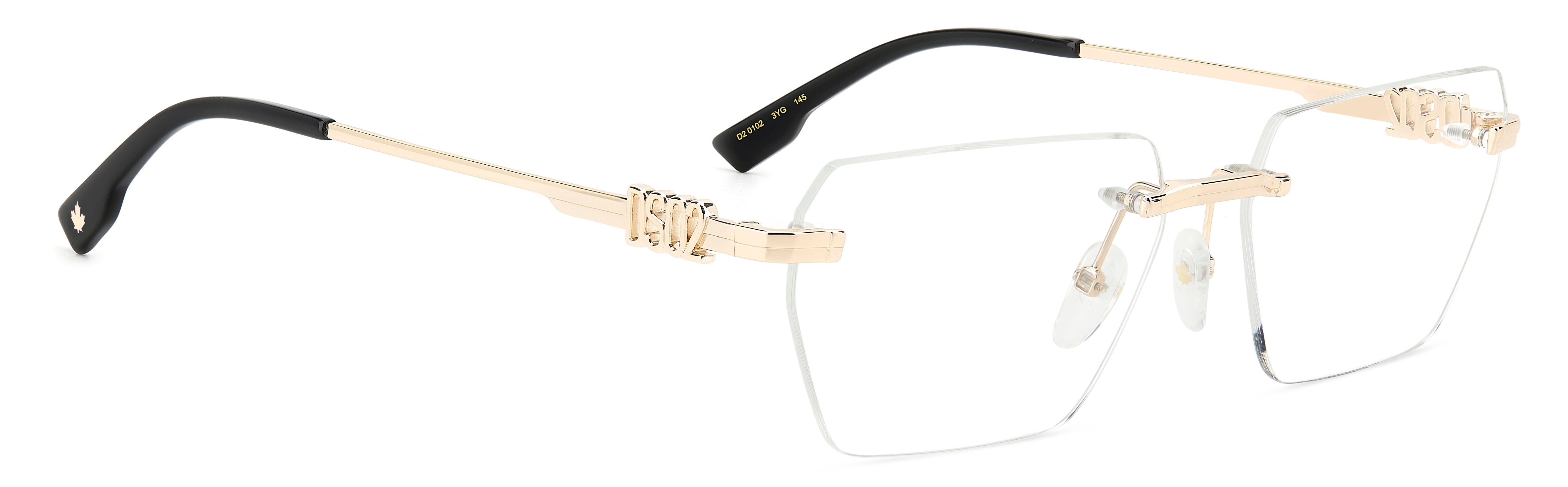 Ανδρικά Γυαλιά Οράσεως Dsquared D2 0102 3YG 58