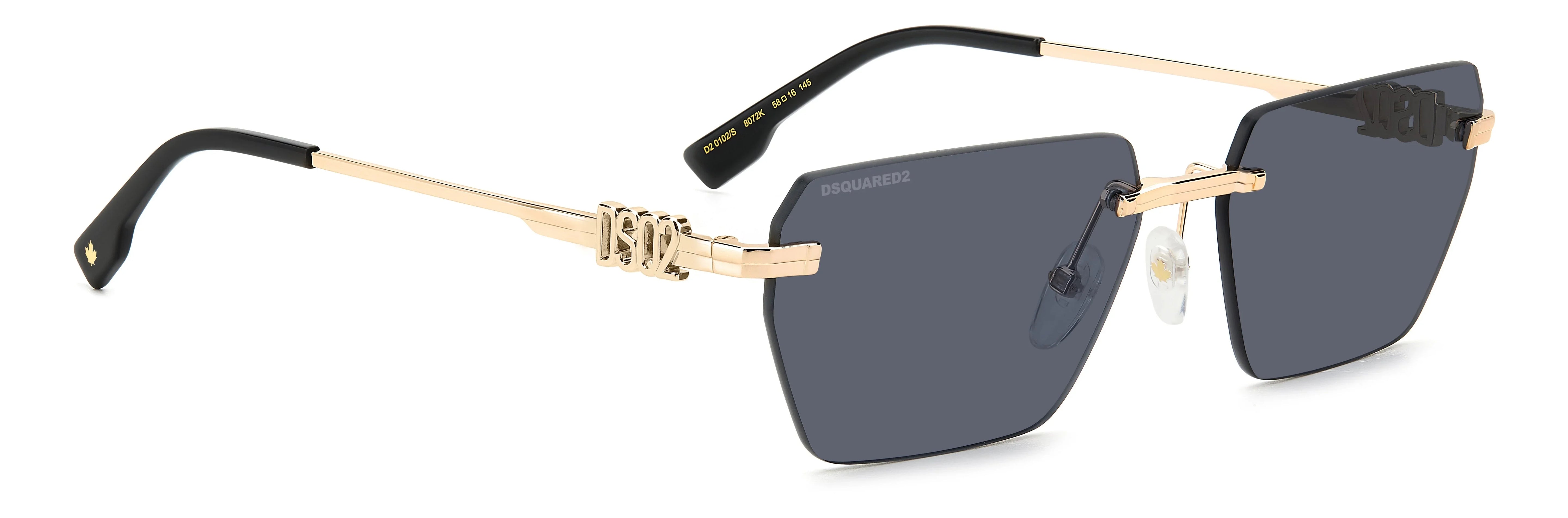 Ανδρικά Γυαλιά Ηλίου Dsquared D2 0102/S 807/2K 58