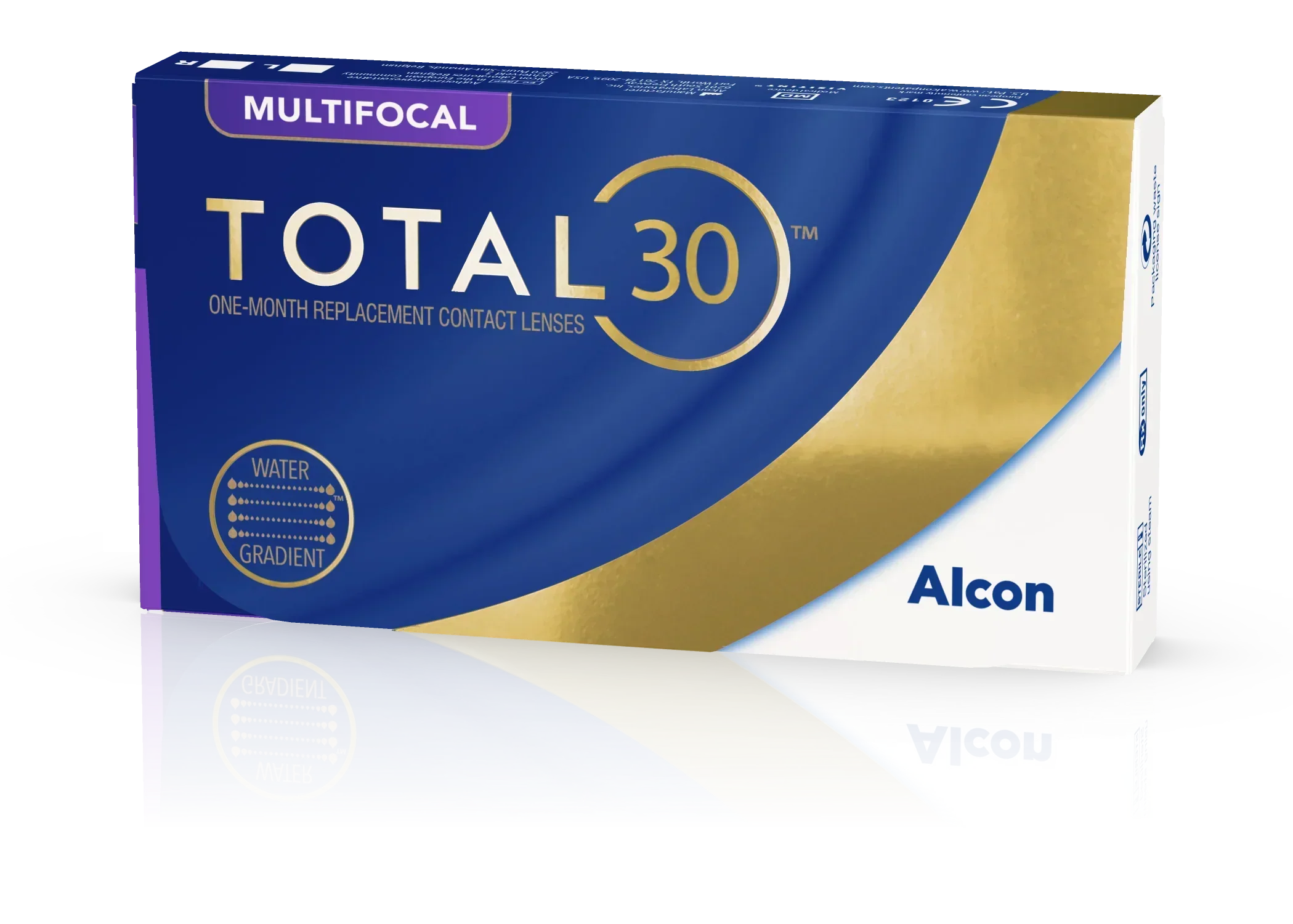 Μηνιαίοι Πολυεστιακοί φακοί επαφής Alcon Total 30 Multifocal (3 φακοί)