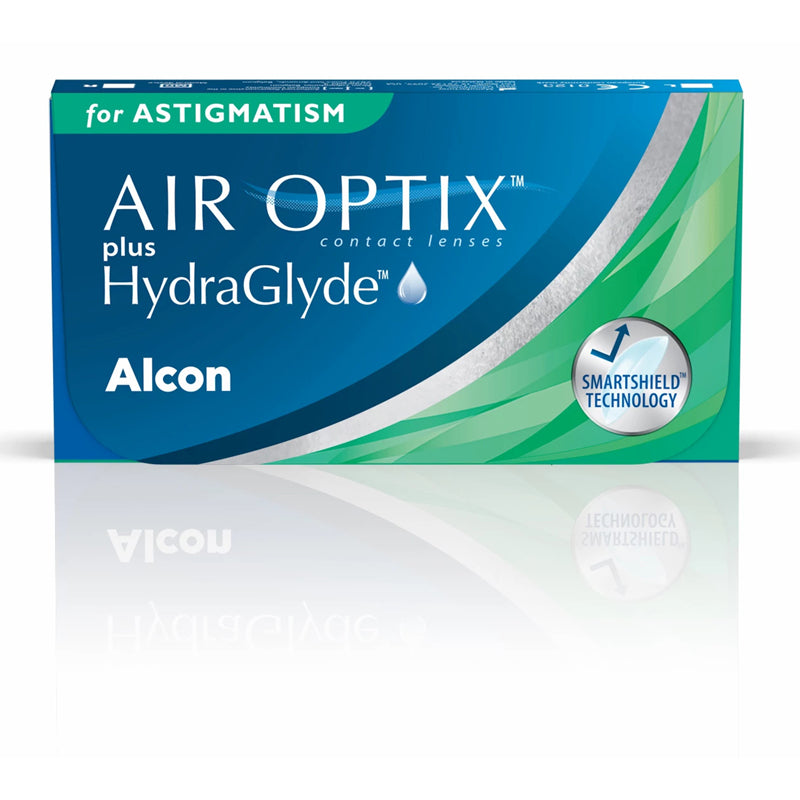 Μηνιαίοι Αστιγματικοί Φακοί Επαφής Alcon Air Optix HydraGlyde Astigmatism (3 Φακοί)