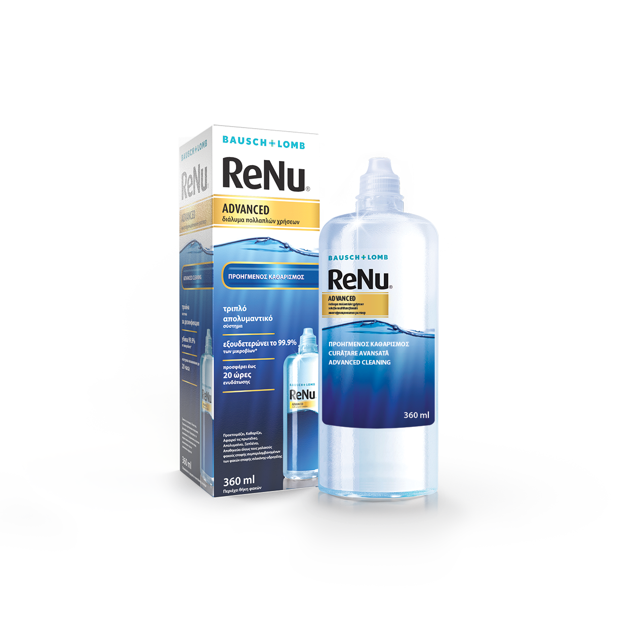 Υγρό Φακών Επαφής BAUSCH & LOMB Renu Advanced 360ml