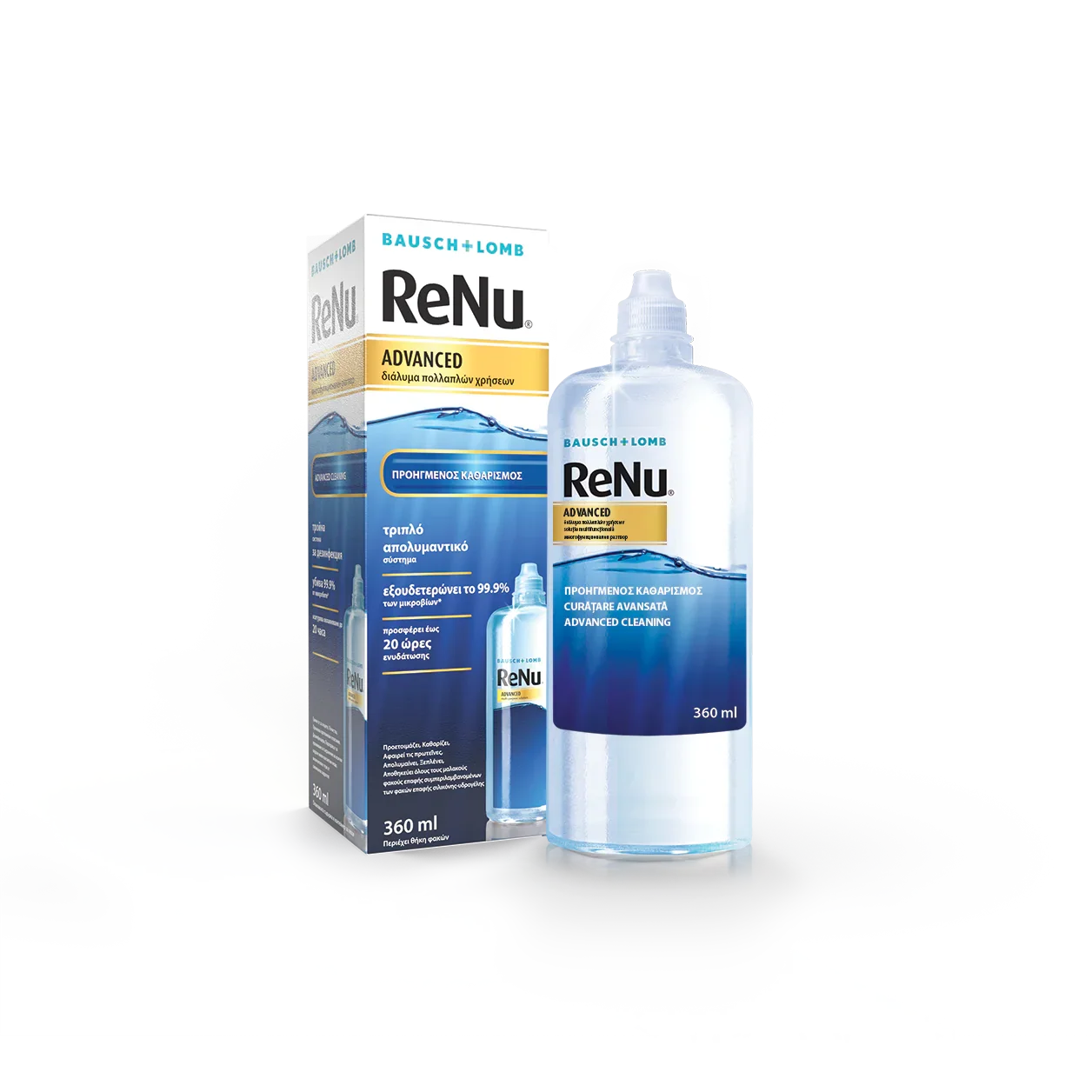 Υγρό Φακών Επαφής BAUSCH & LOMB Renu Advanced 360ml