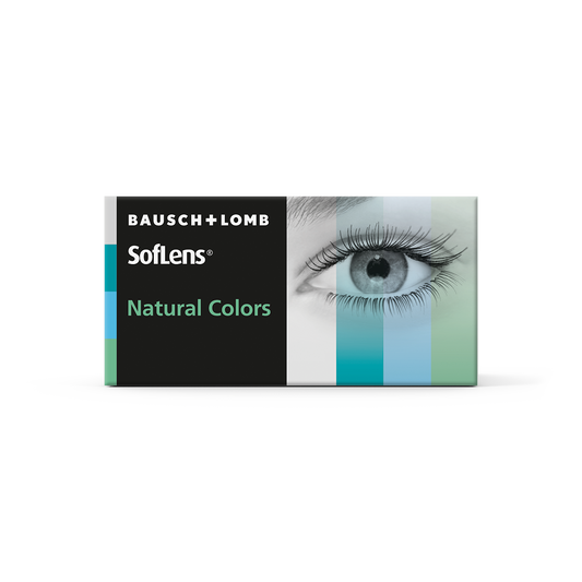 Μηνιαίοι έγχρωμοι Φακοί Επαφής Bausch & Lomb Soflens Natural colours Χωρίς Διοπτρία (2 φακοί)