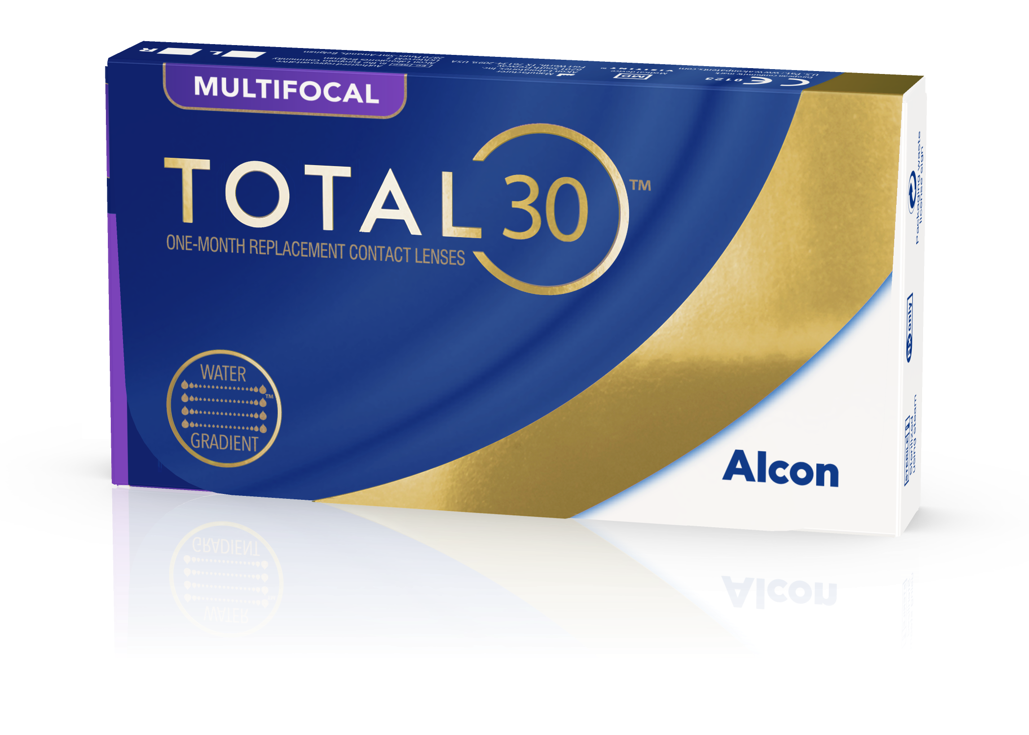 Μηνιαίοι Πολυεστιακοί φακοί επαφής Alcon Total 30 Multifocal (3 φακοί)