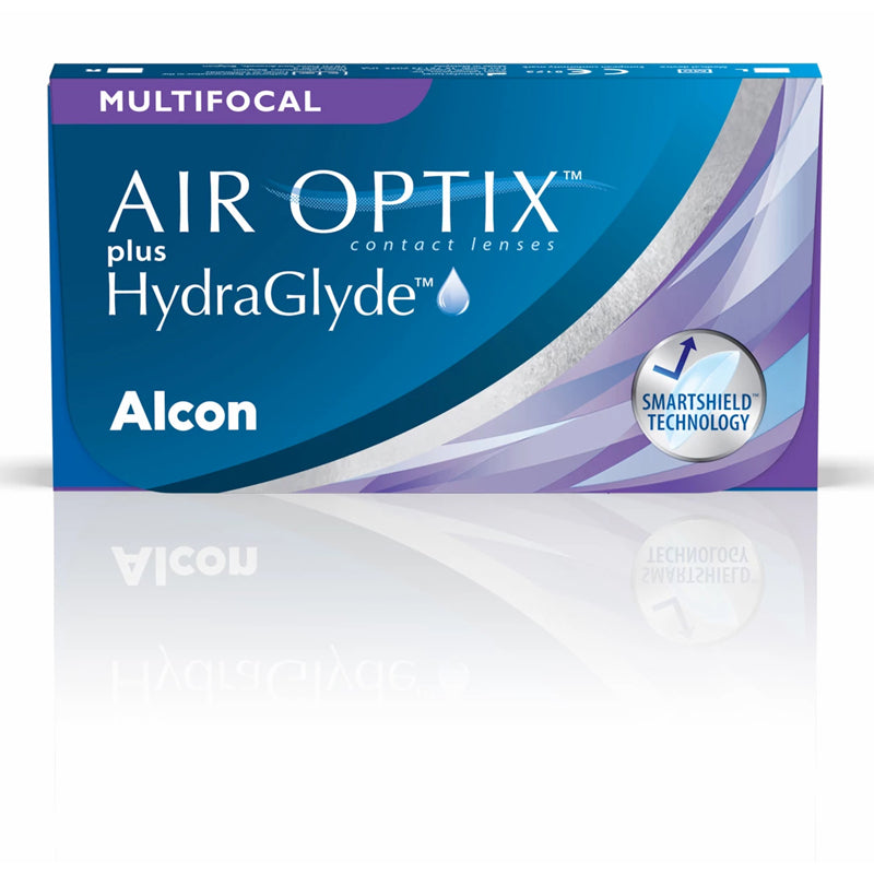 Μηνιαίοι Πολυεστιακοί Φακοί Επαφής Alcon Air Optix Hydraglyde Multyfocal (6 φακοί)