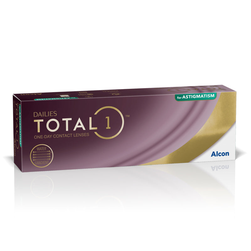 Ημερήσιοι Αστιγματικοί Φακοί Επαφής Alcon Dailies Total 1 Toric (30 Φακοί)