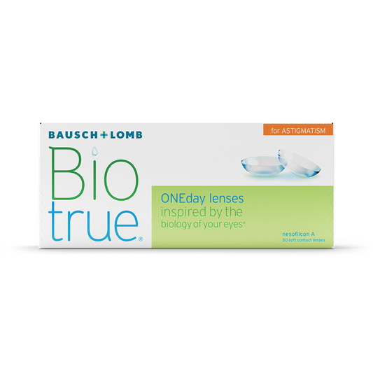 Ημερήσιοι Αστιγματικοί Φακοί Επαφής Bausch & Lomb Biotrue